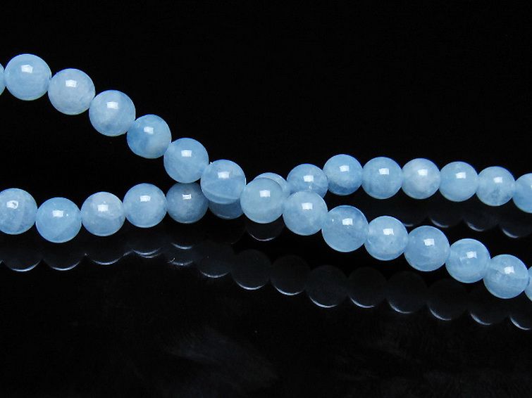 アクアマリン ブレスレット 5mm [t35-21191] 2枚目