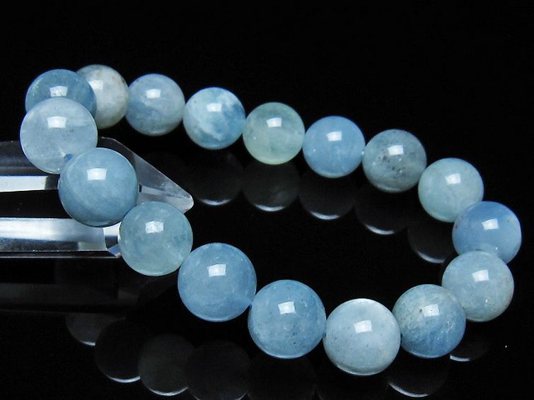 アクアマリン ブレスレット 13mm [t35-21264] 1枚目