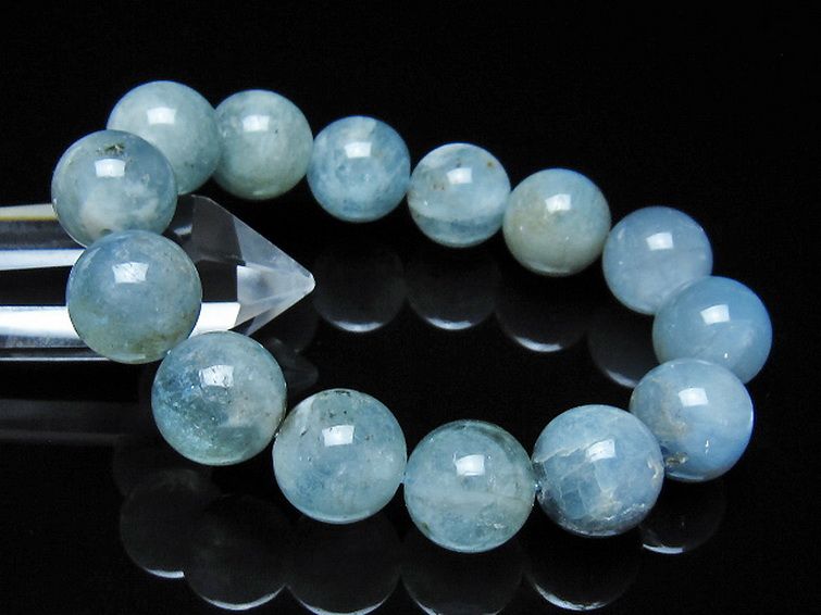 アクアマリン ブレスレット 16mm [t35-21266] 1枚目
