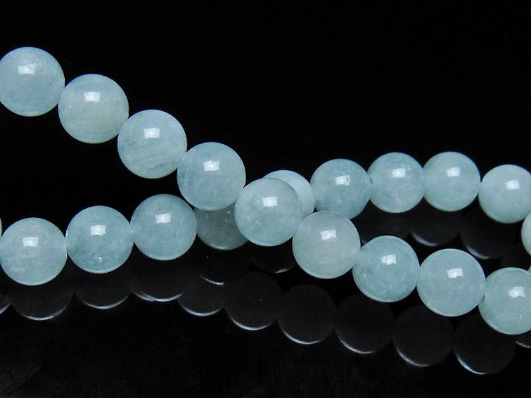 アクアマリン ブレスレット 8mm [t35-21348] 2枚目