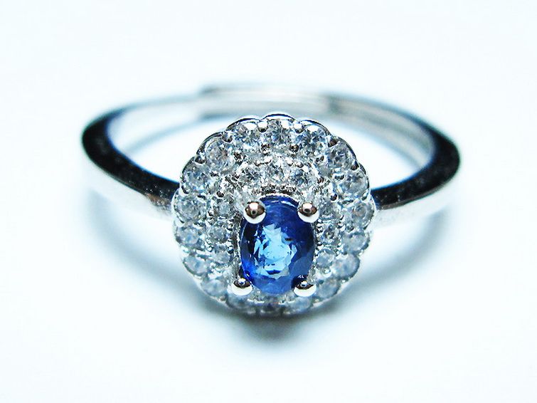 サファイア 指輪 (17号) [t351-1369] 1枚目