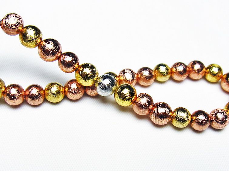 野*猫様 年末大セール！ピンク♡ギベオン隕石 ブレスレット6mm メテオライト鑑 ナミビア共和国産]ギベオン隕石ブレスレット（約10mm玉/ピンクゴールド