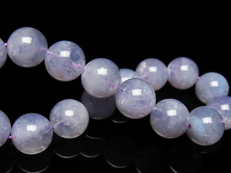 スコロライト（ラベンダークォーツ） ブレスレット 12mm [t352-1675] 2枚目