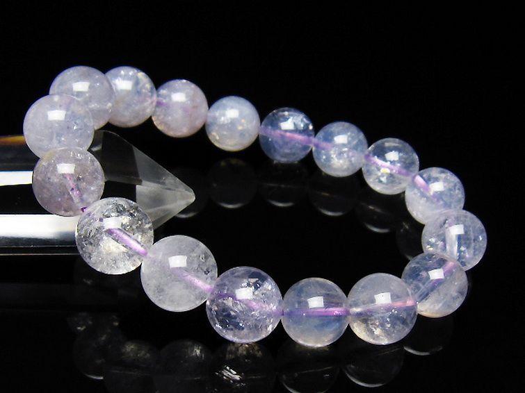 スコロライト（ラベンダークォーツ） ブレスレット 12mm [t352-1693] 1枚目