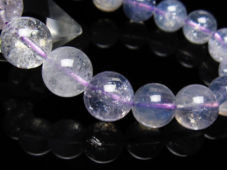 スコロライト（ラベンダークォーツ） ブレスレット 12mm [t352-1693] 3枚目