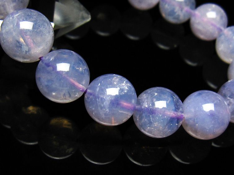 スコロライト（ラベンダークォーツ） ブレスレット 13mm [t352-1732] 3枚目