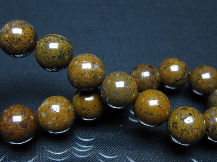 コンドライト「サハラNWA869隕石」 ブレスレット 11mm [t352-1750] 2枚目