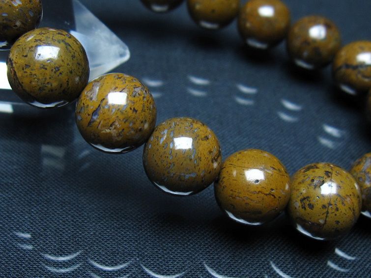 コンドライト「サハラNWA869隕石」 ブレスレット 11mm [t352-1750] 3枚目