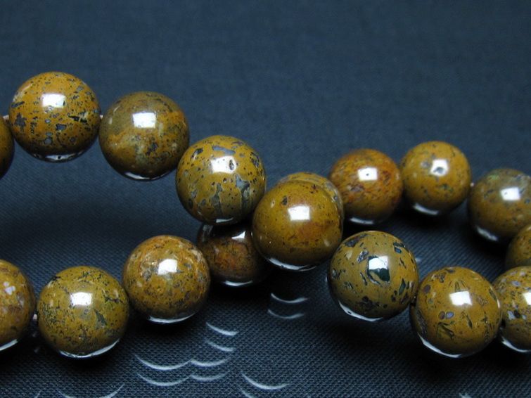 コンドライト「サハラNWA869隕石」 ブレスレット 11mm [t352-1751] 2枚目