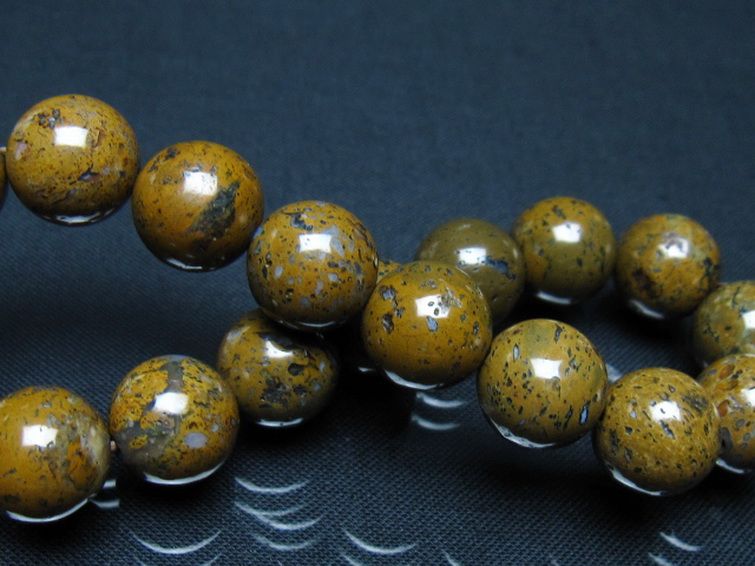 コンドライト「サハラNWA869隕石」 ブレスレット 12mm [t352-1752] 2枚目