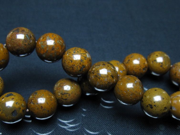 コンドライト「サハラNWA869隕石」 ブレスレット 12mm [t352-1753] 2枚目