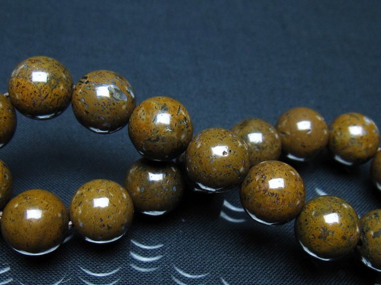 コンドライト「サハラNWA869隕石」 ブレスレット 12mm [t352-1754] 2枚目