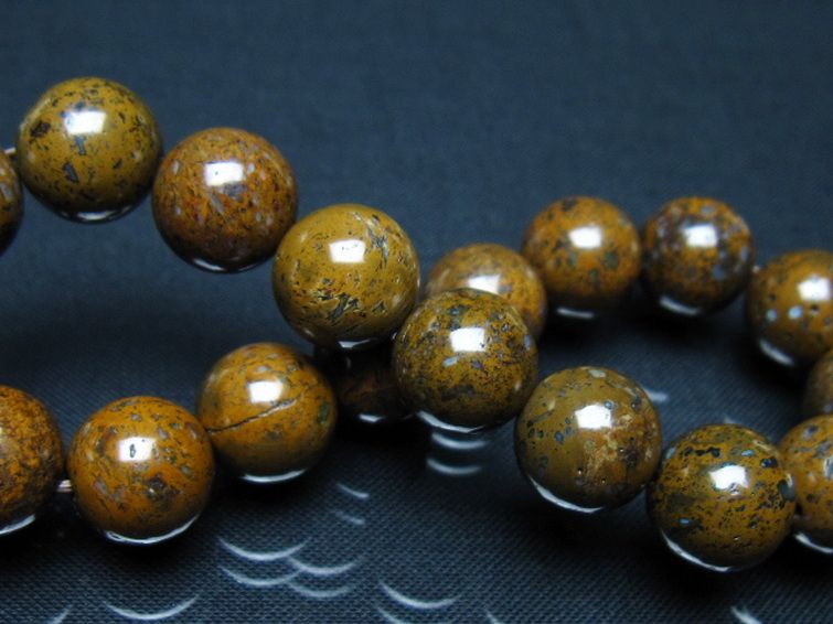 コンドライト「サハラNWA869隕石」 ブレスレット 12mm [t352-1756] 2枚目