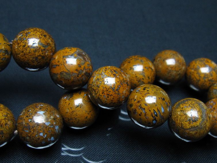 コンドライト「サハラNWA869隕石」 ブレスレット 14mm [t352-1759] 2枚目