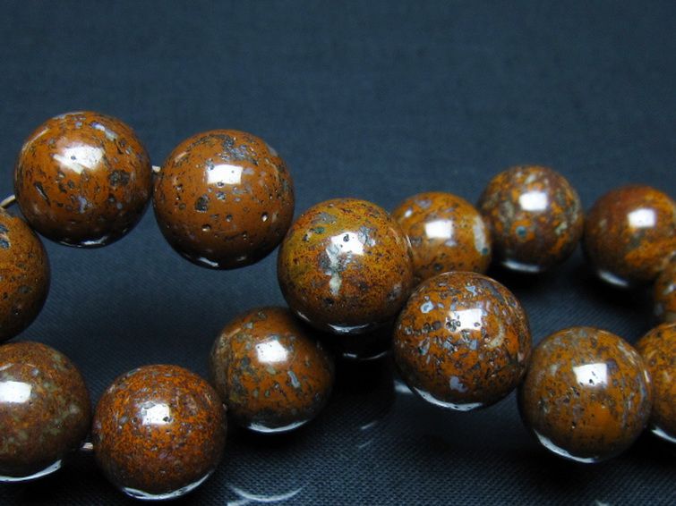 コンドライト「サハラNWA869隕石」 ブレスレット 14mm [t352-1760] 2枚目