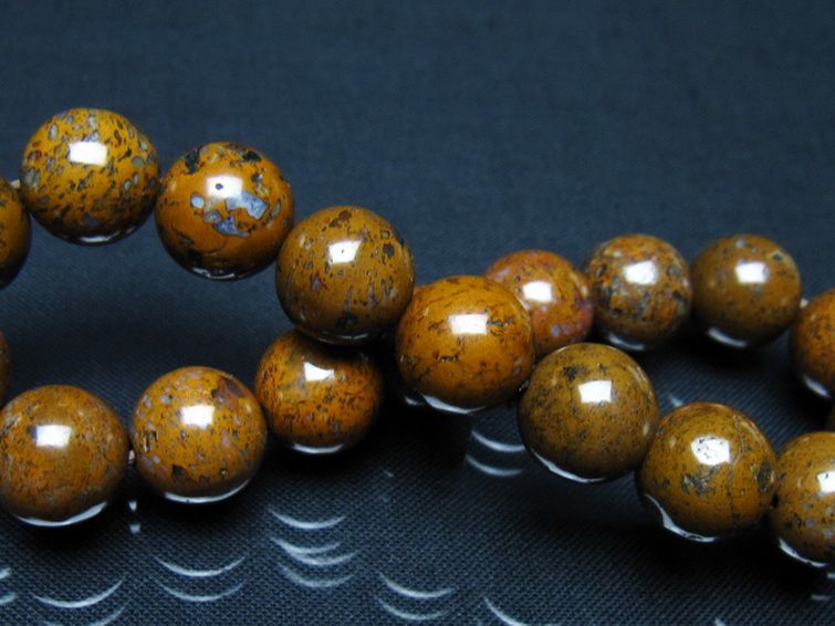 コンドライト「サハラNWA869隕石」 ブレスレット 11mm [t352-1762] 2枚目