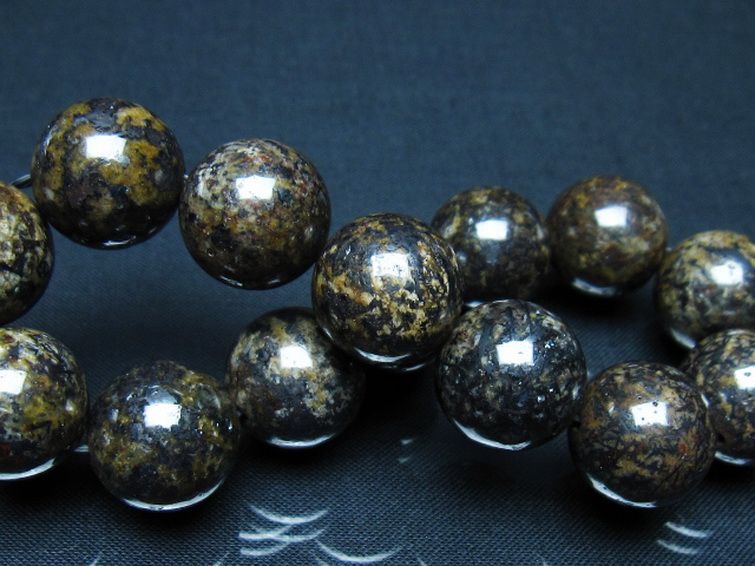 コンドライト「サハラNWA869隕石」 ブレスレット 16mm [t352-1772] 2枚目