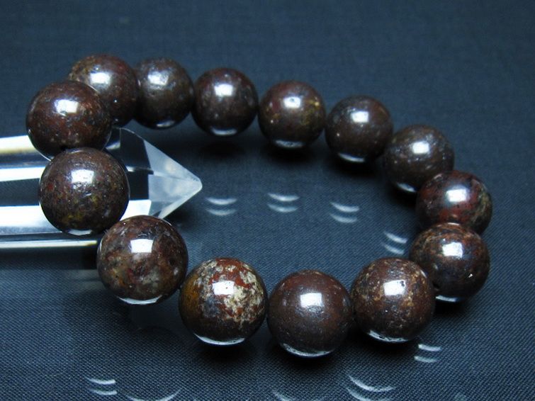 コンドライト「サハラNWA869隕石」 ブレスレット 16mm [t352-1773]