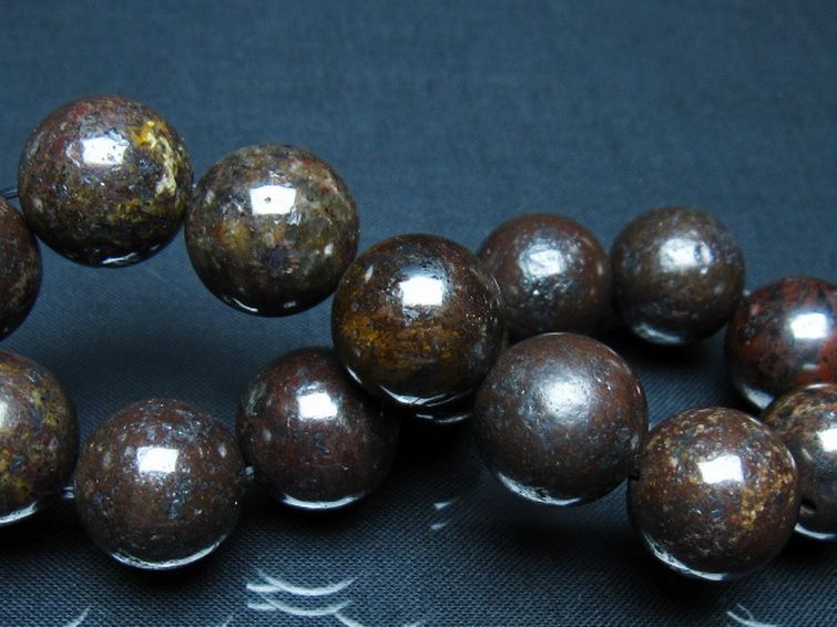 コンドライト「サハラNWA869隕石」 ブレスレット 16mm [t352-1773] 2枚目