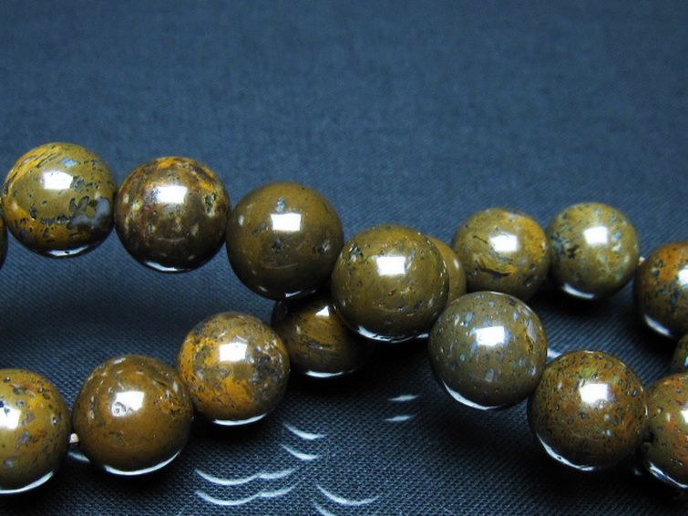 コンドライト「サハラNWA869隕石」 ブレスレット 11mm [t352-1787] 2枚目