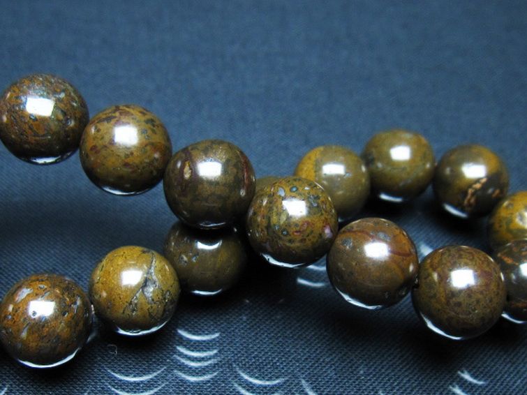 コンドライト「サハラNWA869隕石」 ブレスレット 11mm [t352-1796] 2枚目