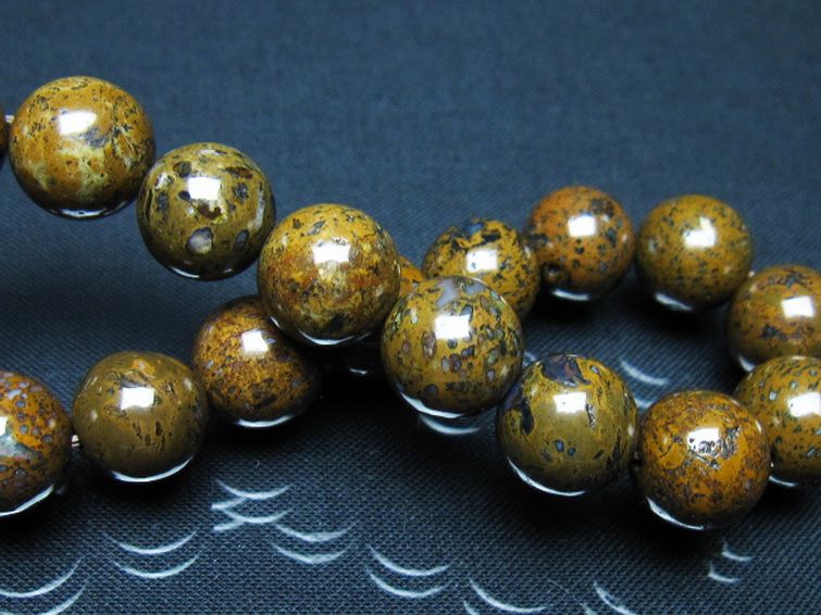 コンドライト「サハラNWA869隕石」 ブレスレット 11mm [t352-1802] 2枚目