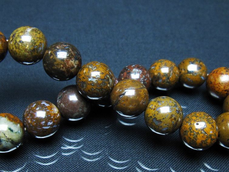 コンドライト「サハラNWA869隕石」 ブレスレット 11mm [t352-1813] 2枚目