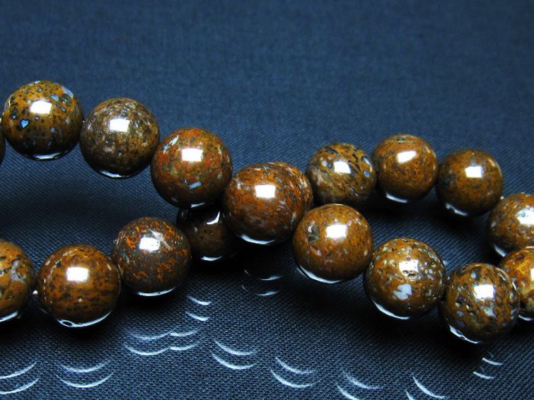 コンドライト「サハラNWA869隕石」 ブレスレット 11mm [t352-1820]