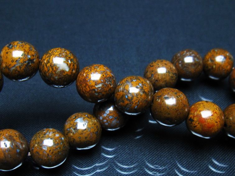 コンドライト「サハラNWA869隕石」 ブレスレット 11mm [t352-1829] 2枚目