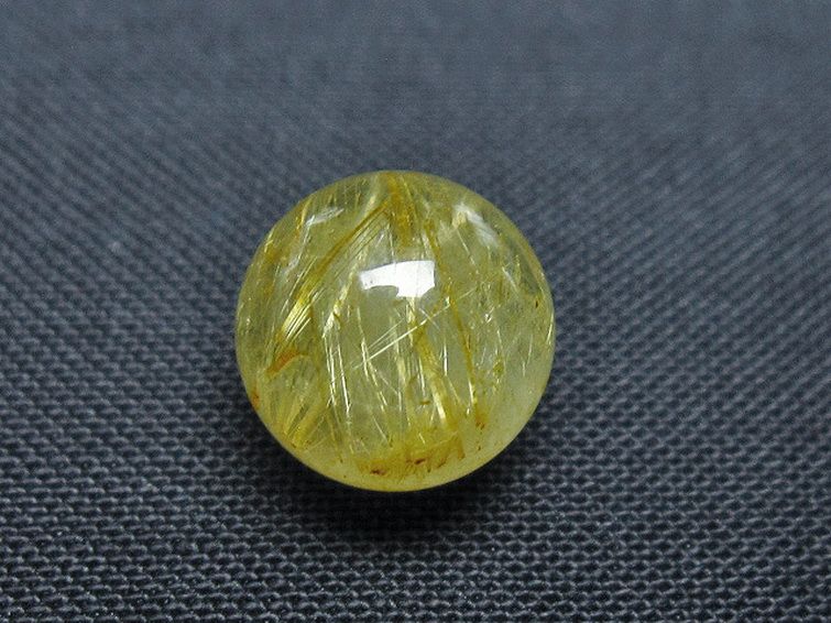 ゴールドタイチンルチル入り 水晶 丸玉 10mm [T355-1116] 2枚目