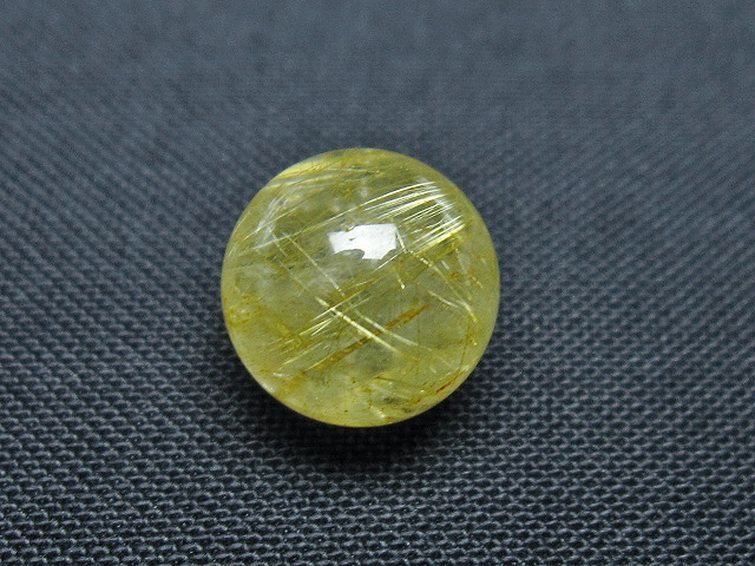 ゴールドタイチンルチル入り 水晶 丸玉 10mm [t355-1125] 3枚目