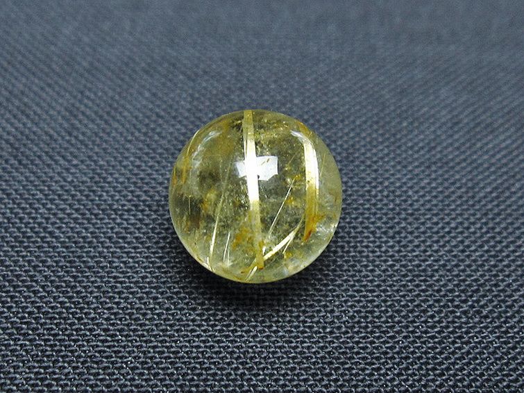 ゴールドタイチンルチル入り 水晶 丸玉 10mm [T355-1143] 3枚目