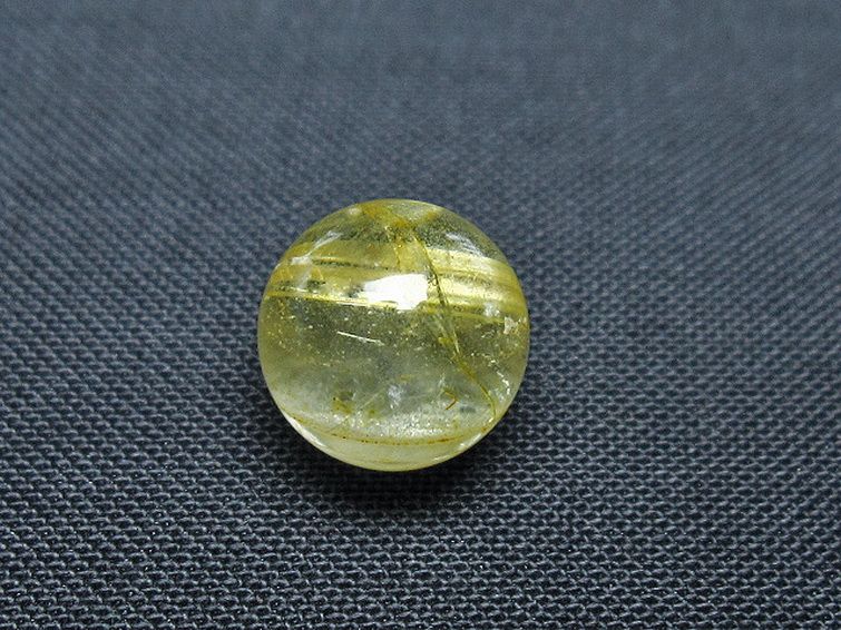 ゴールドタイチンルチル入り 水晶 丸玉 10mm [T355-1147] 3枚目