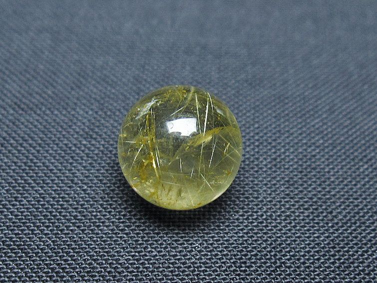 ゴールドタイチンルチル入り 水晶 丸玉 10mm [T355-1163] 2枚目