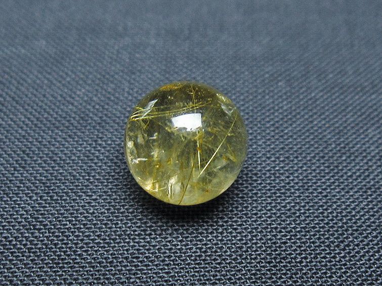 ゴールドタイチンルチル入り 水晶 丸玉 10mm [T355-1170] 3枚目