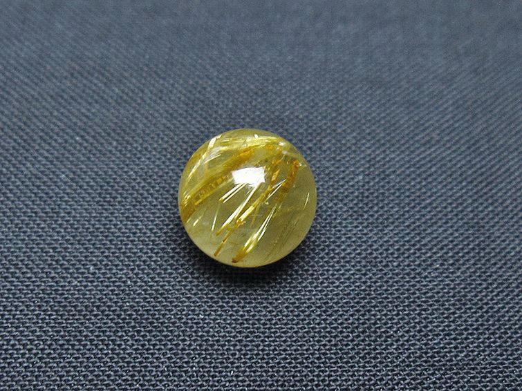 ゴールドタイチンルチル入り 水晶 丸玉 10mm [t355-1187] 3枚目