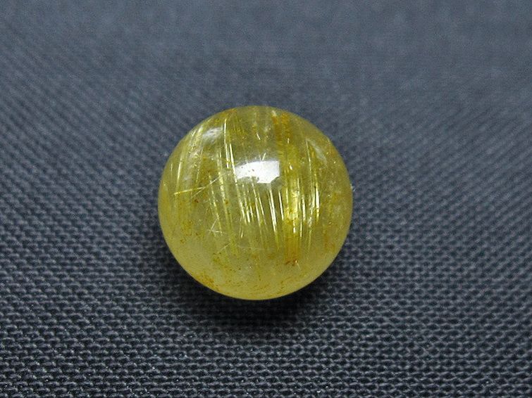 ゴールドタイチンルチル入り 水晶 丸玉 10mm [T355-1223] 2枚目