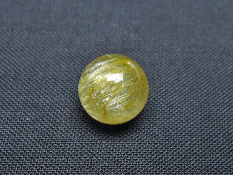 ゴールドタイチンルチル入り 水晶 丸玉 10mm [T355-1246] 3枚目