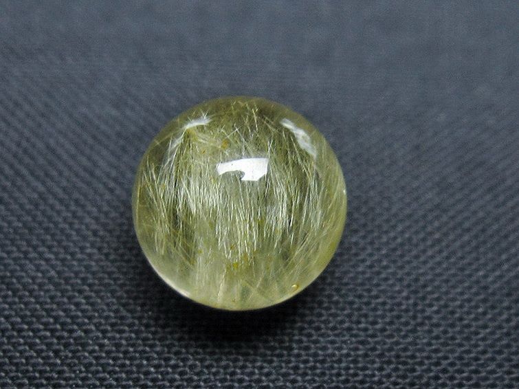 ゴールドタイチンルチル入り 水晶 丸玉 10mm [T355-1249] 2枚目