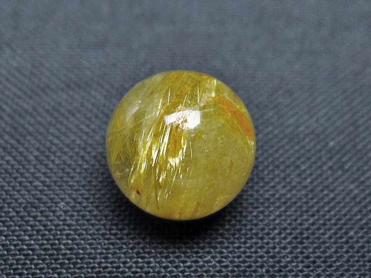 ゴールドタイチンルチル入り 水晶 丸玉 10mm [T355-1263] 2枚目