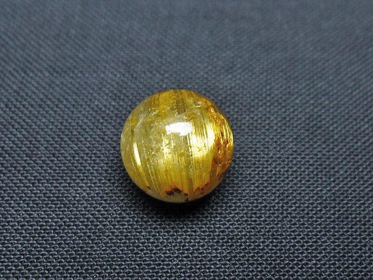 ゴールドタイチンルチル入り 水晶 丸玉 10mm [T355-1265] 3枚目