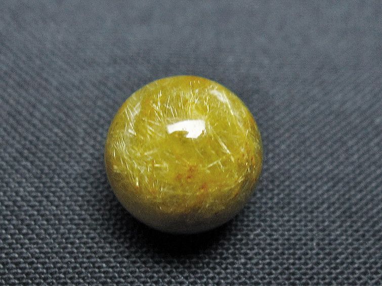 ゴールドタイチンルチル入り 水晶 丸玉 10mm [T355-1268] 2枚目