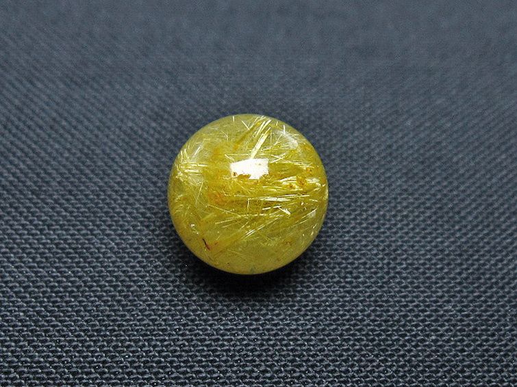 ゴールドタイチンルチル入り 水晶 丸玉 10mm [T355-1272] 3枚目