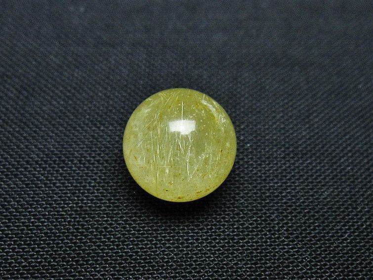 ゴールドタイチンルチル入り 水晶 丸玉 10mm [t355-1393] 1枚目