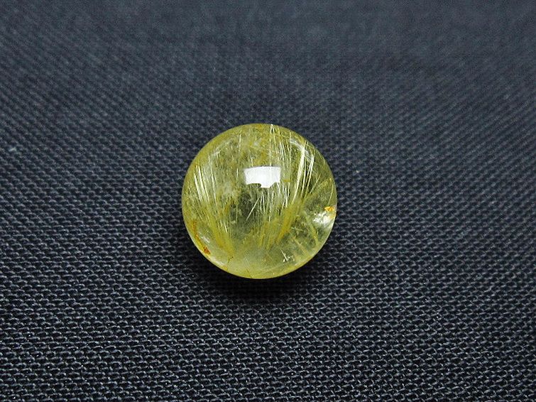 ゴールドタイチンルチル入り 水晶 丸玉 10mm [t355-1394] 1枚目