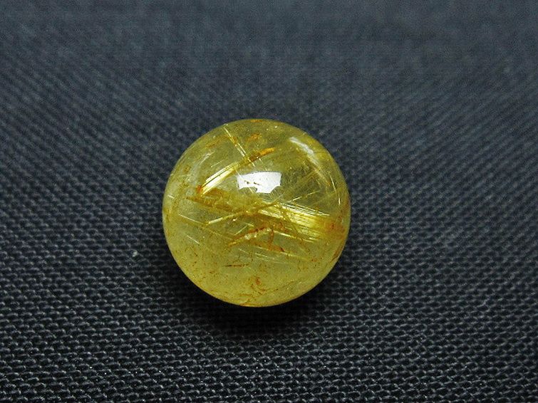 ゴールドタイチンルチル入り 水晶 丸玉 10mm [T355-1396] 3枚目