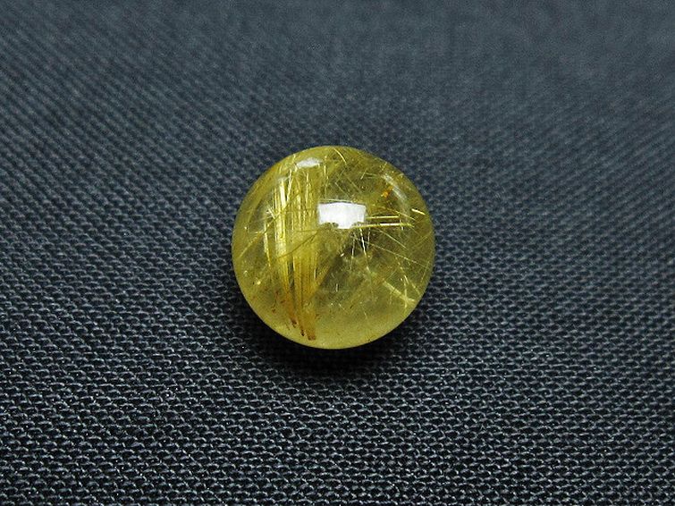 ゴールドタイチンルチル入り 水晶 丸玉 10mm [T355-1462] 1枚目