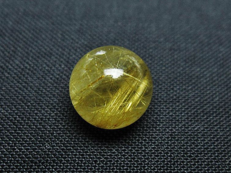 ゴールドタイチンルチル入り 水晶 丸玉 10mm [T355-1462] 3枚目