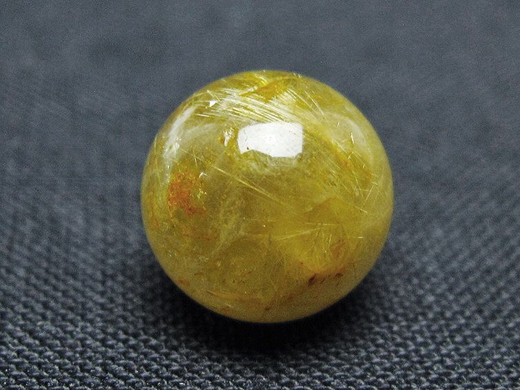 ゴールドタイチンルチル入り 水晶 丸玉 10mm [t355-1636] 3枚目