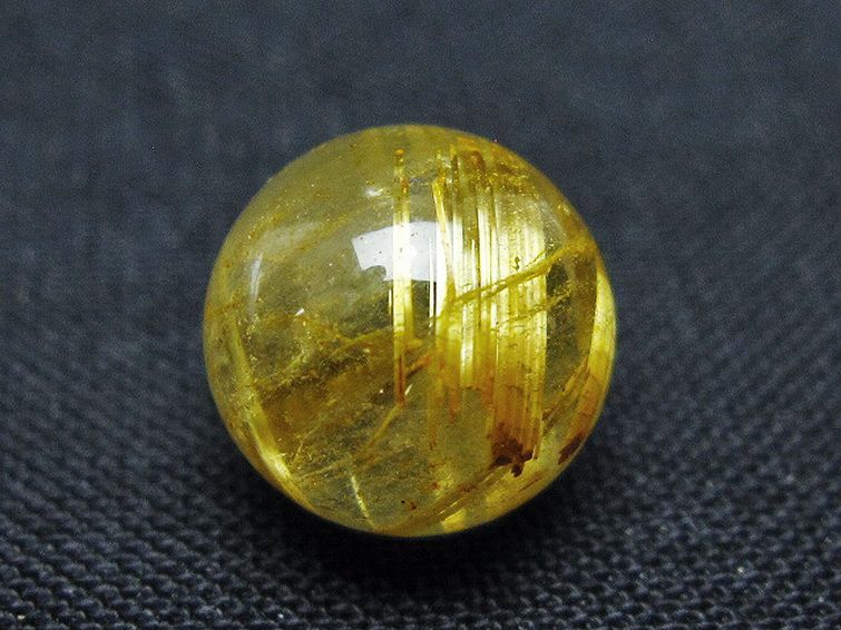 ゴールドタイチンルチル入り 水晶 丸玉 10mm [t355-1658] 3枚目